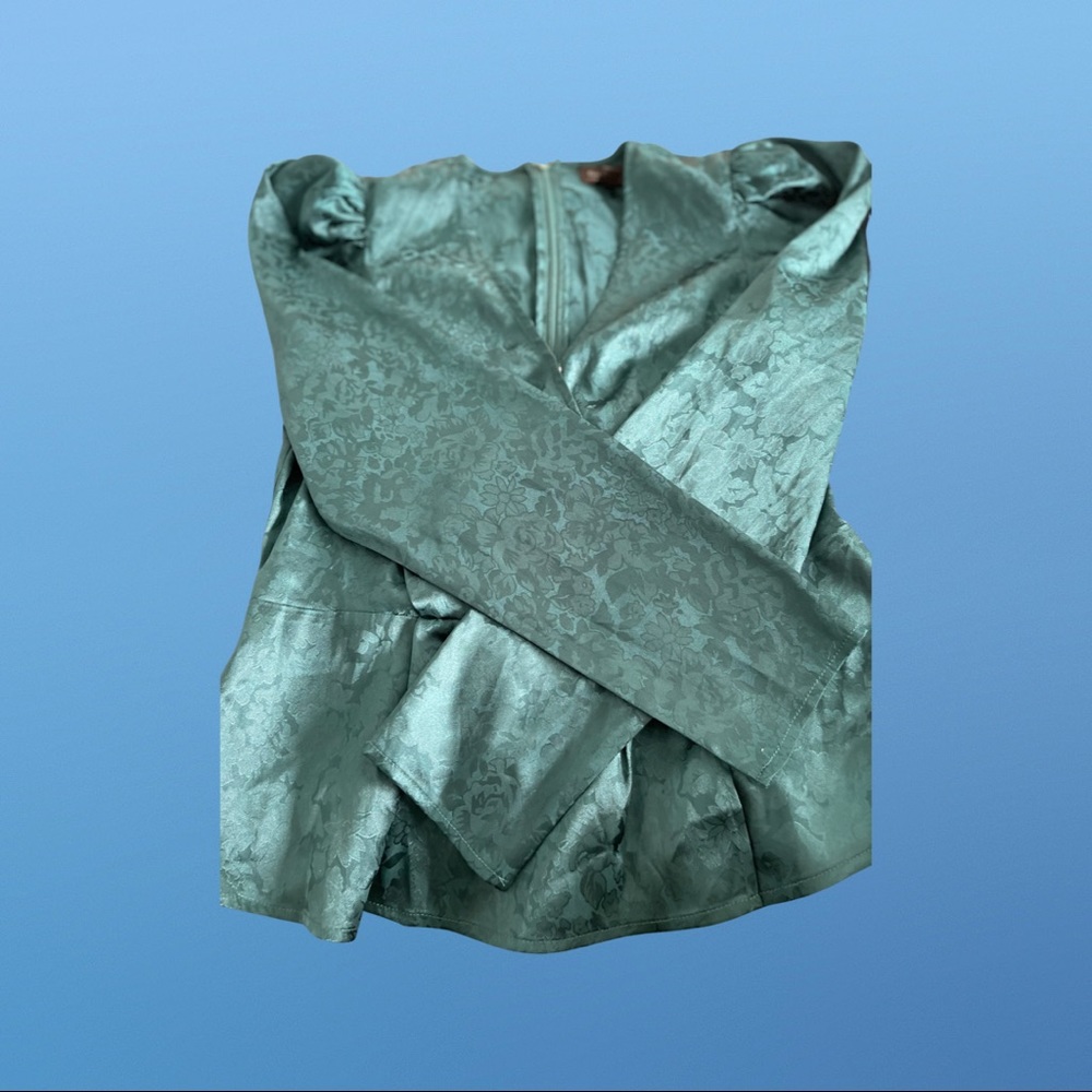 Free Press Emerald Green Blouse! From Nordstorm